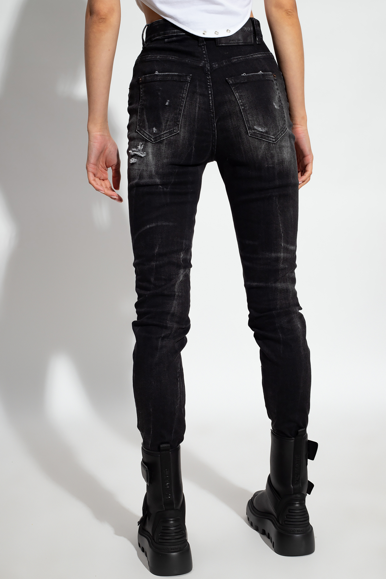 Black 'High Waist Twiggy' jeans Dsquared2 - Vitkac Germany